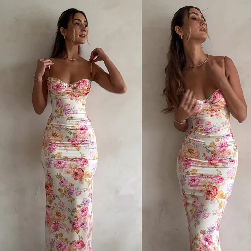 Ennimo Floral Suspender Dress